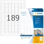 Etiquetas autocolantes para impressora HERMA Labels A4 25,4x10 mm branco aderência extraforte papel mate 4725 unid.