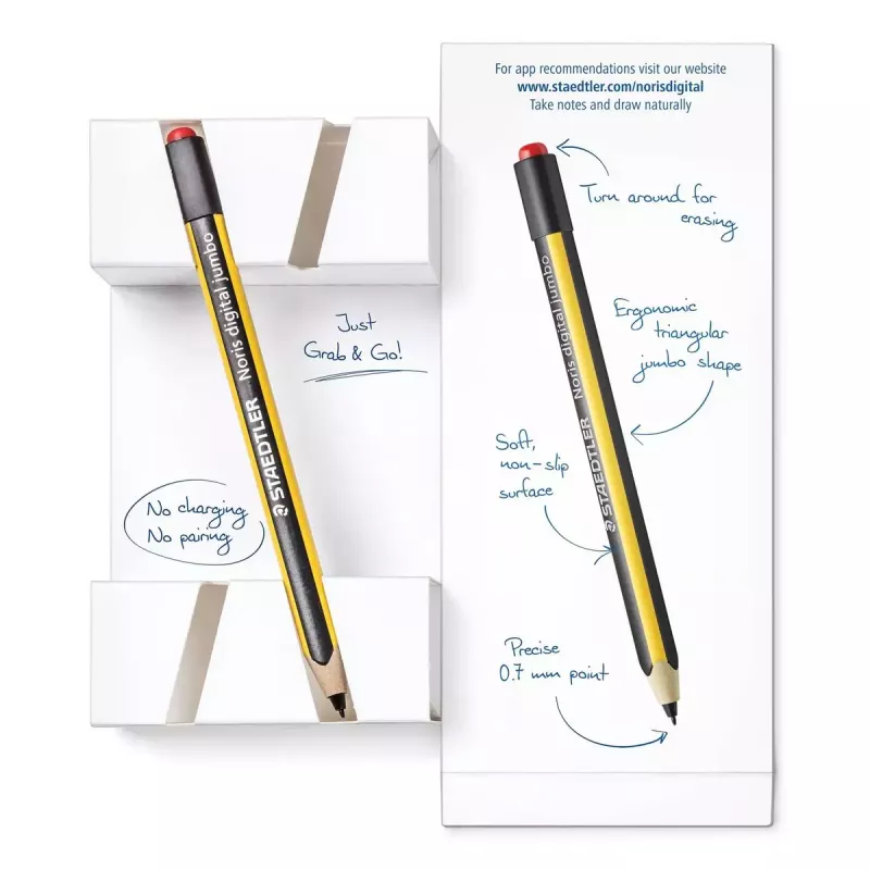 Caneta stylus Staedtler 180J 22-1 Preto Amarelo
