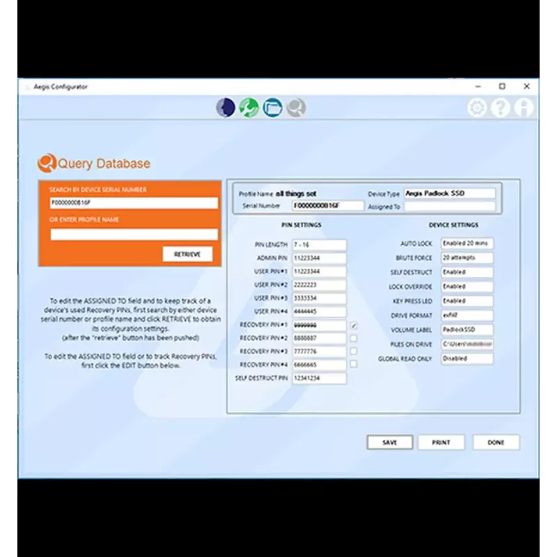 Hub USB Apricorn Aegis Configurator AP-CONFIG-KIT-EMEA