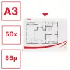 Esselte Quality Pocket A3 Horizontal, 30% plástico reciclado de material pré-consumo