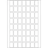 Etiquetas multiusos HERMA 12x18 mm branco Movables/papel removível mate