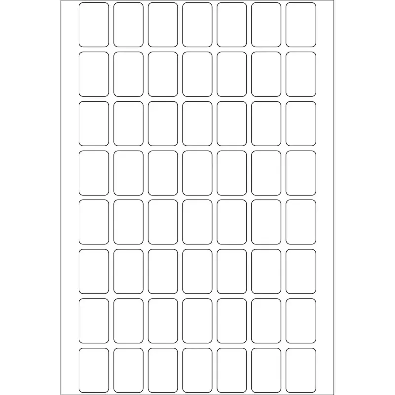 Etiquetas multiusos HERMA 12x18 mm branco Movables/papel removível mate