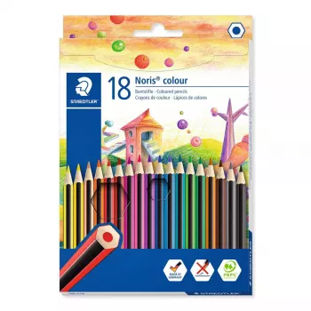Conjunto de lápis de cor Staedtler 185 C18 multicolorido 18 unid.