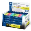 Marcador Staedtler Textsurfer classic 364 ponta biselada azul verde rosa amarelo