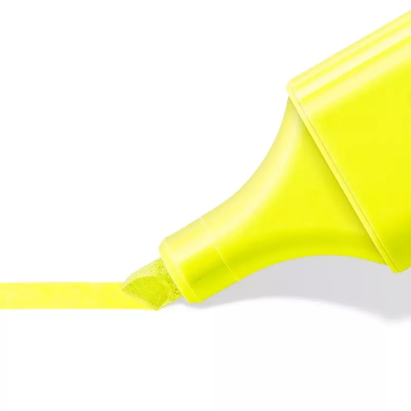 Marcador Staedtler Textsurfer classic 364 ponta biselada azul verde rosa amarelo