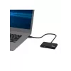 Hub USB Port Designs 900147 USB Type-C 5000 Mbit/s preto