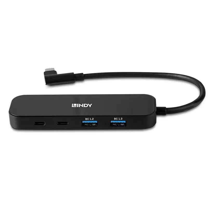 Lindy 43334 hub USB 3.2 Gen 1 Type-C, 4 portas