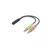 Headset Hama HS-P350 V2 com fios arco de cabeça escritório/callcenter preto
