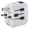 Fonte de alimentação USB Hama World Travel Pro Light universal branca