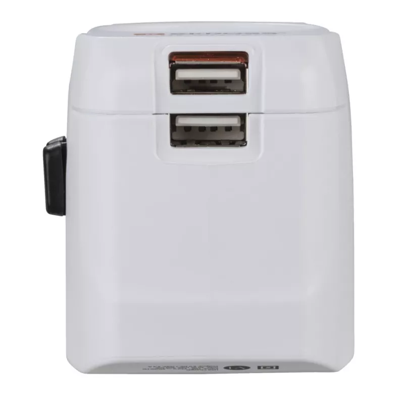 Fonte de alimentação USB Hama World Travel Pro Light universal branca
