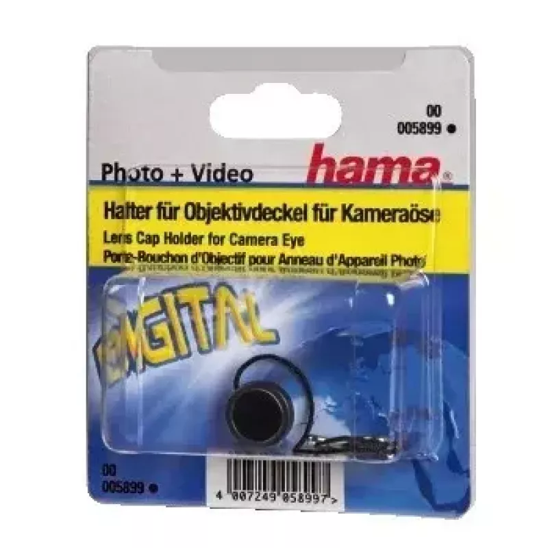 Suporte para tampa de objetiva Hama 00005899 preto
