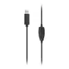 Headset Hama HS-USB250 V2 com fios arco de cabeça escritório/callcenter USB Type-A preto