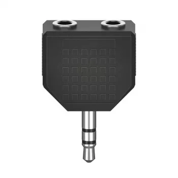 Adaptador de cabo Hama 00205191 3,5 mm 2 x 3,5 mm preto