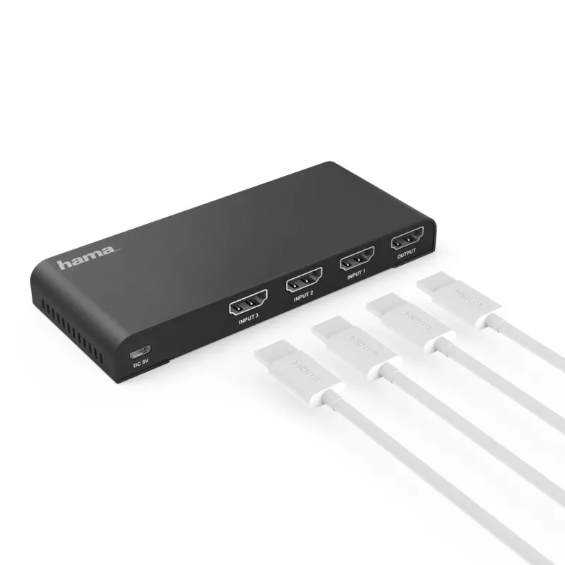 Comutador de vídeo Hama 00121770 HDMI