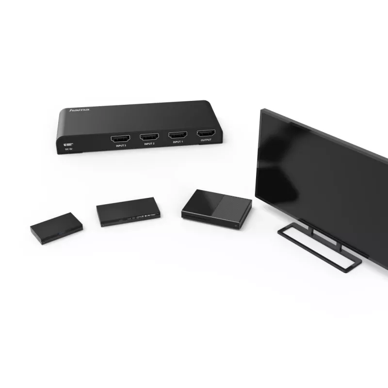 Comutador de vídeo Hama 00121770 HDMI