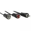 Cabo de áudio Hama 00205110 1,5 m 3,5 mm 2 x RCA preto