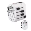Adaptador de corrente universal Hama World Travel Pro branco