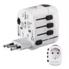 Adaptador de corrente universal Hama World Travel Pro branco