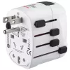 Adaptador de corrente universal Hama World Travel Pro branco