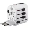 Adaptador de corrente universal Hama World Travel Pro branco