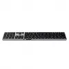 Teclado Bluetooth Satechi X3 Full-size (100%) QWERTY inglês – preto/cinzento