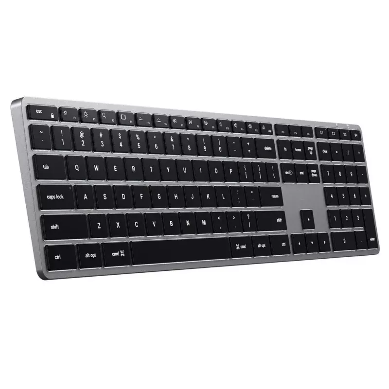 Teclado Bluetooth Satechi X3 Full-size (100%) QWERTY inglês – preto/cinzento