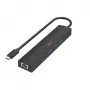 Hama 00200144 hub de interface USB 3.2 Gen 1 (3.1 Gen 1) Type-C 5000 Mbit/s preto