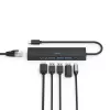 Hama 00200144 hub de interface USB 3.2 Gen 1 (3.1 Gen 1) Type-C 5000 Mbit/s preto