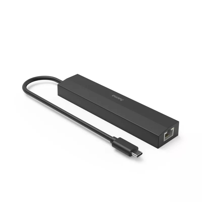 Hama 00200144 hub de interface USB 3.2 Gen 1 (3.1 Gen 1) Type-C 5000 Mbit/s preto