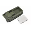 Camião militar Amewi 22617 motor elétrico 1:16 para crianças a partir dos 8 anos