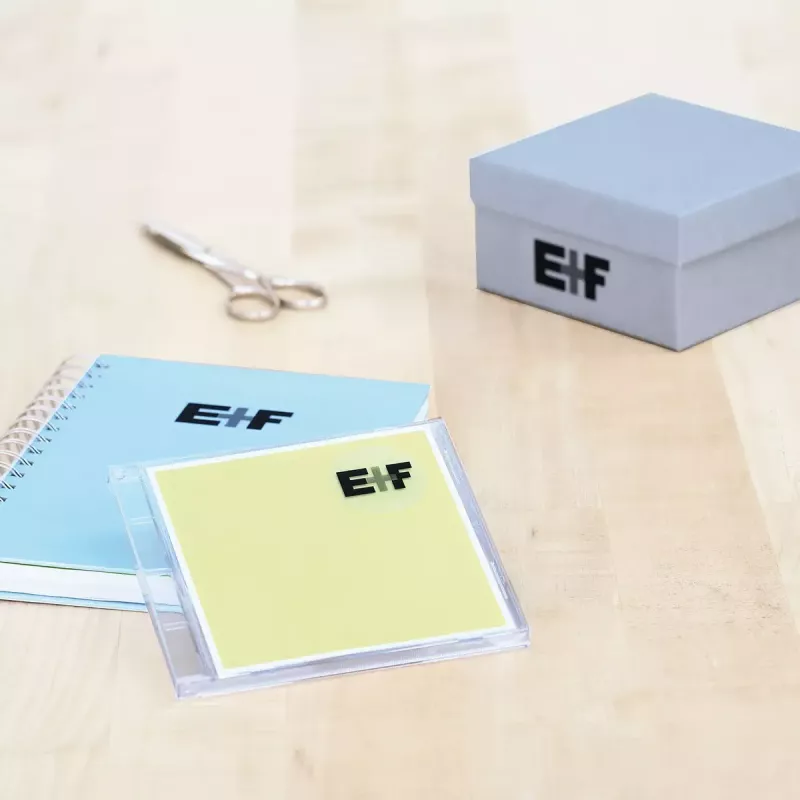 Etiqueta autocolante HERMA 4586 retângulo arredondado Transparente