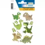 Autocolante decorativo HERMA 15512 Multicolor Dinossauro 9 unid.