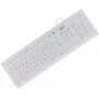 KeySonic KSK-8031INEL-Wh (DE) Teclado Industrial USB QWERTZ alemão branco