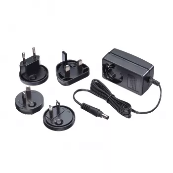 Fonte de alimentação multi-país Lindy 12VDC 1,25A, 5,5/2,1mm, 100-240 V, 50/60 Hz, 15 W, 12 V, AC-to-DC, 1,25 A