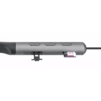 Manhattan Headset Bluetooth In-Ear com faixa para o pescoço, microfone, controlos integrados, resistente ao suor, isolamento de ruído, 5 horas de utilização, alcance máx. 10 m, slot para cartão MicroSD, Bluetooth v5.0, cabo de carregamento USB-A incluído, três anos de garantia