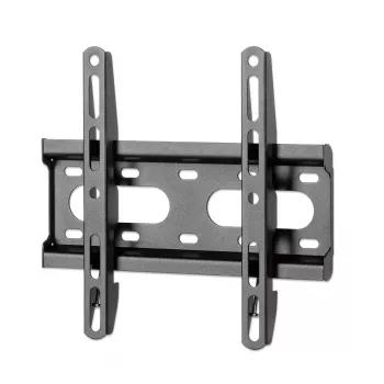 Manhattan Suporte de parede para TV e monitores (fixo, ultraplano), para ecrãs de 23 polegadas a 42 polegadas, compatibilidade VESA: todos entre 75 x 75 mm e 200 x 200 mm – verifique as dimensões dos quatro orifícios de fixação na parte traseira do ecrã para garantir que encaixa, máx. 45 kg, preto, suporte