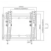 Equip 650408 Suporte de parede para TV inclinável 23 polegadas-43 polegadas