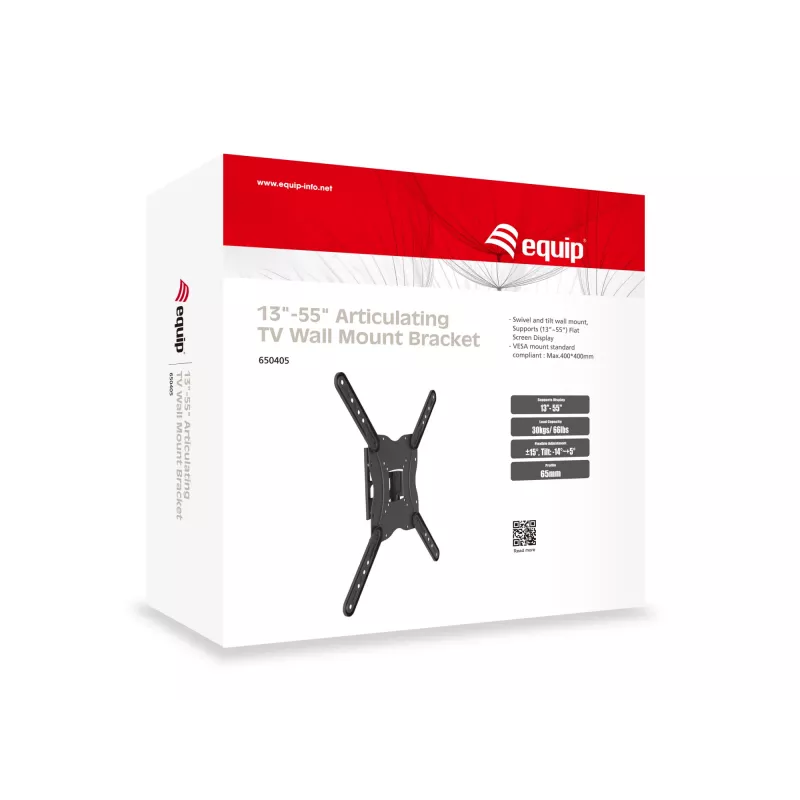 Equip Suporte de parede para TV orientável 13 polegadas-55 polegadas