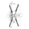 Equip Suporte de parede para TV orientável 13 polegadas-55 polegadas