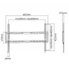 Equip 650333 Suporte de parede para TV fixo 37 polegadas-75 polegadas