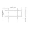Equip Suporte de parede para TV curvo fixo 60 polegadas-100 polegadas