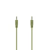 Hama Cabo de áudio Flexi-slim 0,75 m 3,5 mm verde ficha para ficha
