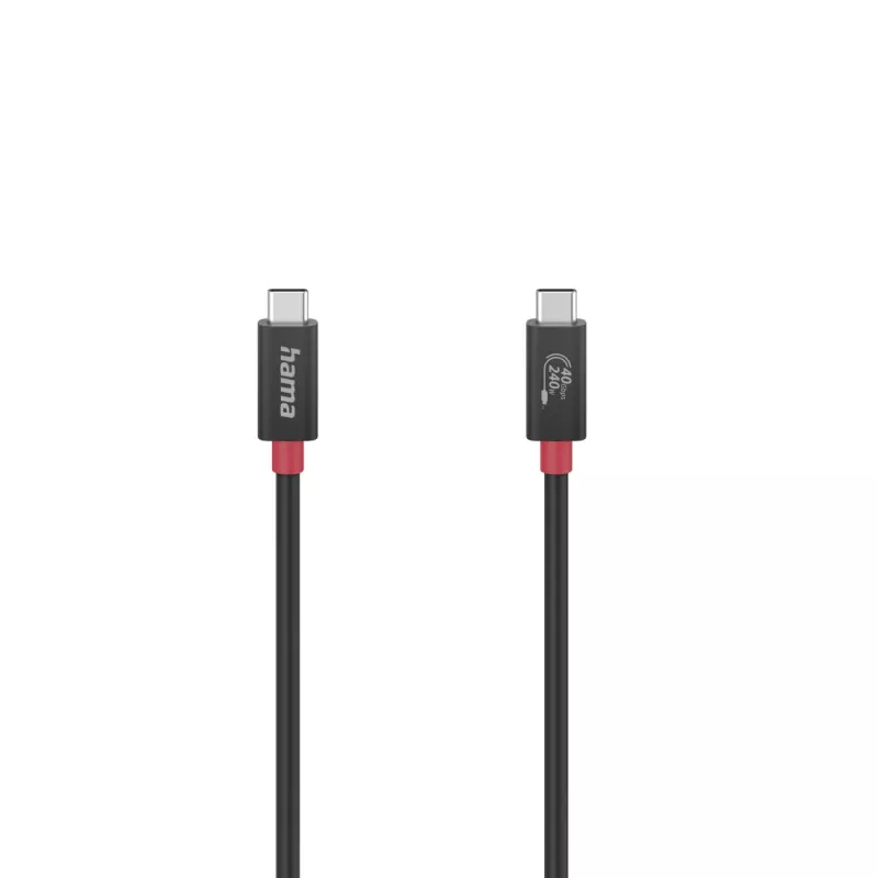 Hama 00200779 Cabo USB USB4 Gen 3x2 1 m USB C preto