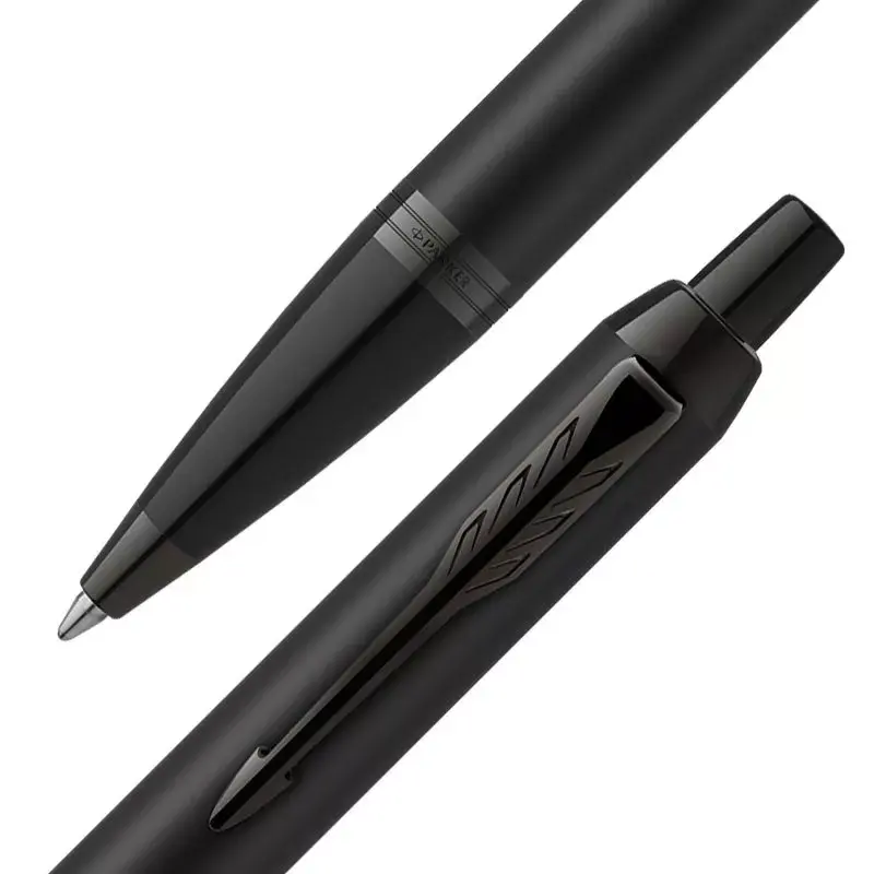 Caneta de esferográfica com clip Parker IM Achromatic