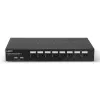 Lindy 39540 comutador KVM de 8 portas DisplayPort 1.2, USB 2.0 e áudio, 1 utilizador local, montável em rack, preto