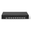 Lindy 39540 comutador KVM de 8 portas DisplayPort 1.2, USB 2.0 e áudio, 1 utilizador local, montável em rack, preto