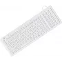 Teclado KeySonic KSK-6031INEL-Wh (DE) industrial USB QWERTZ alemão branco