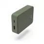 Hama Colour 10 Power Pack, 10000 mAh, 2 saídas: USB-C, USB-A, verde