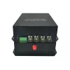 Transmissor AV LevelOne extensor de 4 canais BNC sobre fibra ótica kit 20 km