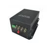Transmissor AV LevelOne extensor de 4 canais BNC sobre fibra ótica kit 20 km